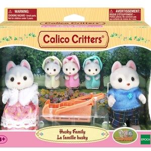 Calico Critters Husky Family